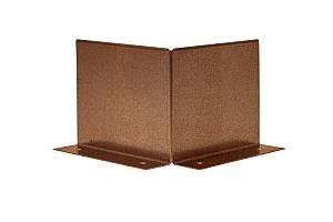 Uitwendige hoek corten Double (flg) 16,5cm