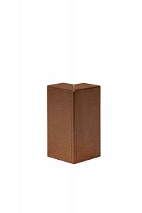 Hoekstuk voor U-profiel corten ongelijkzijdig 6cm 10x10cm