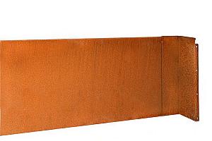 Hoekstuk corten inwendig 15x56x15 cm