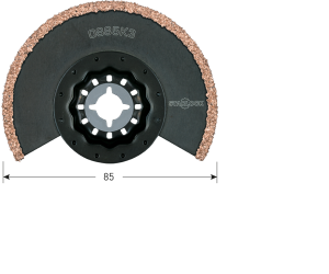 OS 85K3 Starlock segmentzaagblad HM-Riff ø85