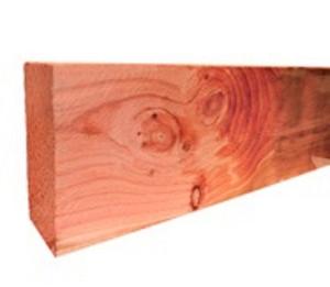 Douglas fijnbezaagde gording 5,0 x 15,0 x 500 cm, onbehandeld.