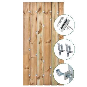 Tuindeur Privacy grenen 100x195 cm