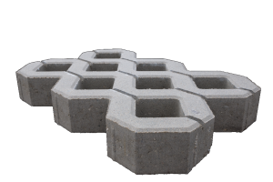 Grasbetontegel Grijs 40x60x10cm