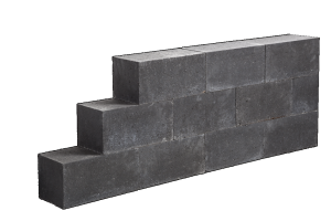 Lineablock Black 15x15x30cm