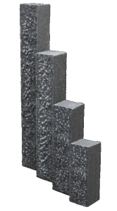 PALISSADE PACIFIC WATERJET 12X12X75CM