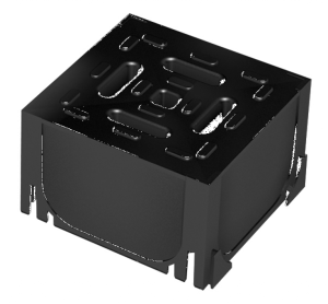 ACO Hexaline hoekelement zwart