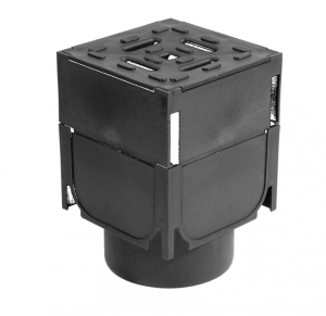 ACO Hexaline inspectie/hoekstuk + spie uitl. 110mm