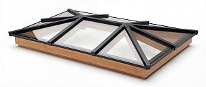 Lichtstraat schilddak 2270x1536mm (lxb) incl. gelaagd isolatieglas en profielen