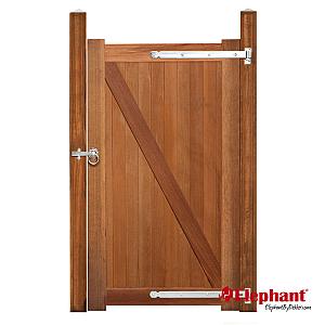 Belmonte poort Bangkirai 100x180cm (incl. poortbeslag)