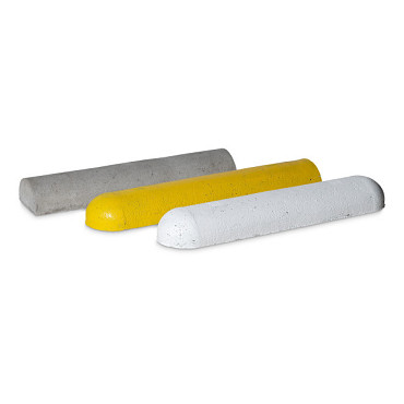Plakbanden 2x rond grijs - 20x11x95 cm