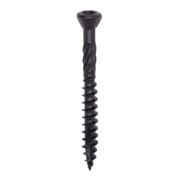 Woodies® Ultimate Shield Outdoor Blackline Potdekselschroef 5.0x50/30 RVS zwart - 200 st.