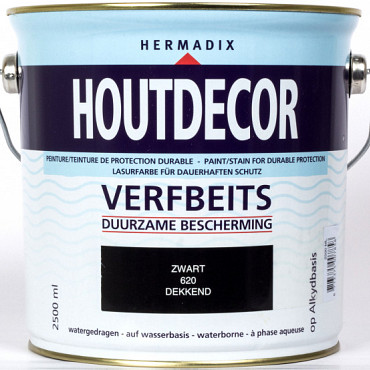 Houtdecor 620 zwart 2500 ml