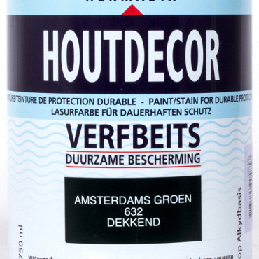 Houtdecor 632 Amsterdams groen 750 ml