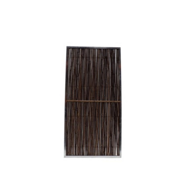 Bamboerolscherm Black in frame 180 x 180 cm