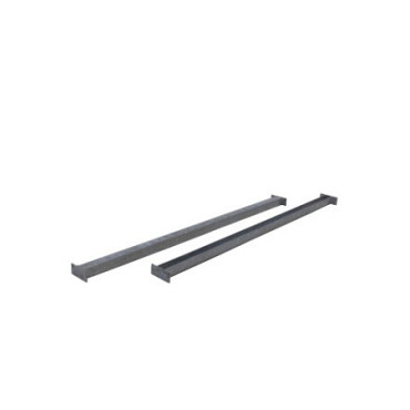 U-profielen tbv bamboematten 120 cm gegalvaniseerd