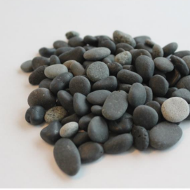 Beach Pebbles black 5-8 mm - Bigbag 1000kg (= 0,55 m3)