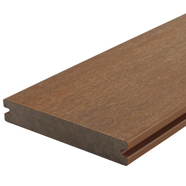 WPC composiet vlonderplank Solid teak 23x138mm L 400 cm