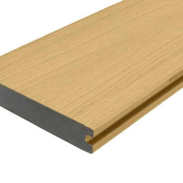 WPC Vlonderplank Fiberdeck Premium massief Red Cedar 2,3 x 13,8 x 300 cm