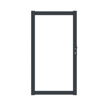Boston alu poortframe 98x183cm RAL7016 incl insteekslot