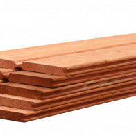 Douglas afdekregel 70x45x2200 mm tbv Betowood schutting, blank