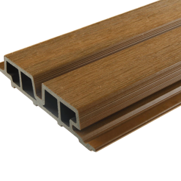 WEO35-60 Alu cladding F-profiel Teak 65x80mm L-300 cm (0967)