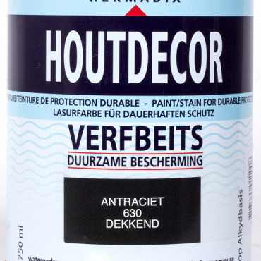 Houtdecor 630 antraciet 750 ml