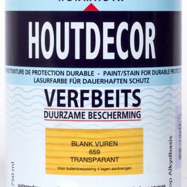 Houtdecor 659 blank vuren 750 ml