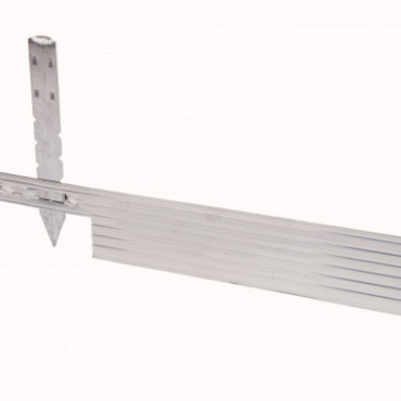 Alu Mevo Edge PRO zilver 3.2mm, 229x10.2 cm Incl. pennen