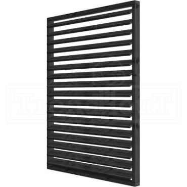Louvre horizontaal draaibaar 1630x2200mm - module B zwart