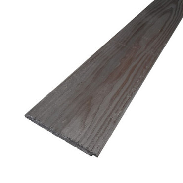 Douglas geschaafd halfhouts rabat 4xvelling 1,8 x 19,5 x 300 cm, zwart gespoten.