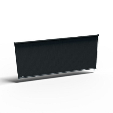 Rolgordijn breed 2,48 x 2,4m zwart