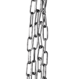 Ketting schalm 4mm lang 2m RVS