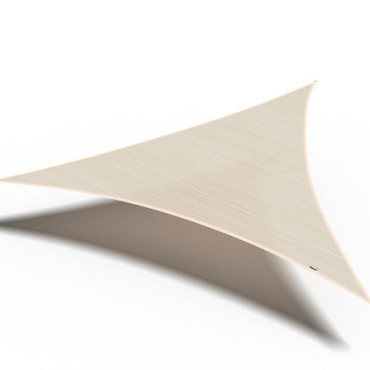Schaduwdoek Coolfit Driehoek 3,6 x 3,6 x 3,6m gebroken wit