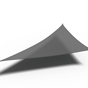 Schaduwdoek Coolfit Driehoek 90° 4,0 x 4,0 x 5,7m antraciet