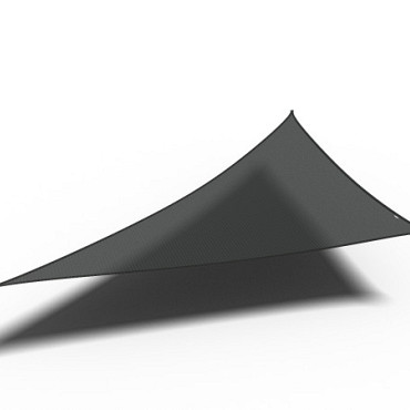 Schaduwdoek Coolfit Driehoek 90° 5,0 x 5,0 x 7,1m zwart