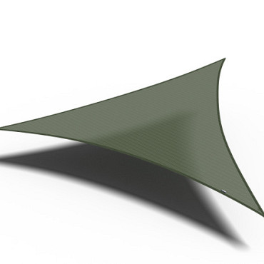 Schaduwdoek Coolfit Driehoek 5,0 x 5,0 x 5,0m olijf groen