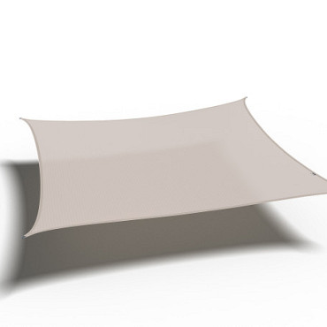 Schaduwdoek Coolfit Vierkant 5,0 x 5,0 x 5,0 x 5,0m greige