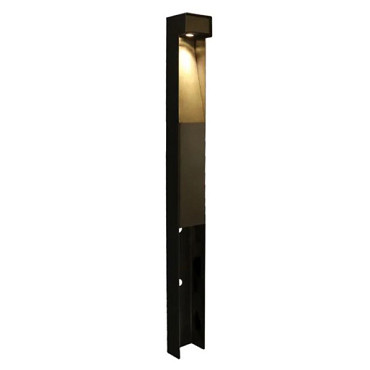 Tuinpaal Pro+ padverlichting, schemerschakelaar en Niko New Hydro stopcontact zwart