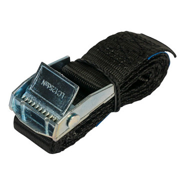 Konvox Spanband 25mm klemgesp 804 1m LC 125/250 Zwart