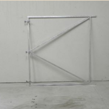 Verstelbaar poortframe 140-155 cm 3 lippen