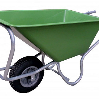 Stal-kruiwagen PE 160 L
