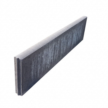 Grasband Zwart ronde kop 5x25x100cm