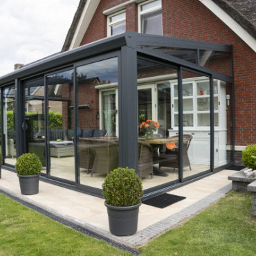 Overkapping Topline XL polycarbonaat 600x250 cm (bxd)