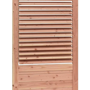 Douglas shutter-element 224 van 89 cm breed - groen geïmpregneerd.