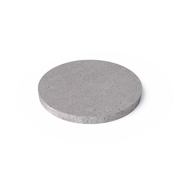 Schellevis tegel rond 100x8 cm Grijs