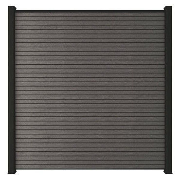 NewTechWood co-extrusie composiet scherm Triple, 180 x 180 cm, Silver Gray.