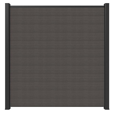 NewTechWood co-extrusie composiet scherm, 180 x 180 cm, Silver Gray.