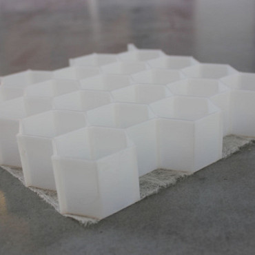 Grindplaat wit 80x120x3 cm. Prijs is per 0.96 m2