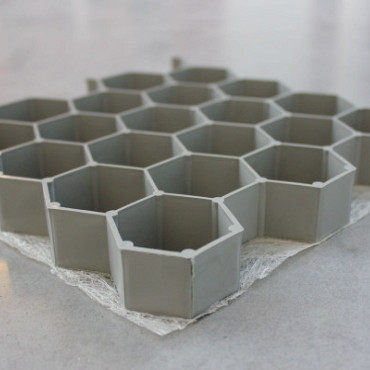 Grindplaat grijs 80x120x3 cm. Prijs is per 0.96 m2