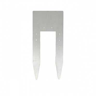 Mevosteel U-vormige koppelpen verzinkt 30 cm